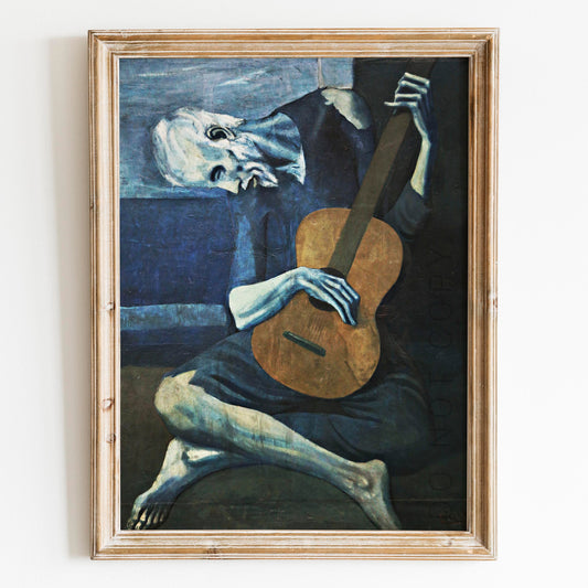 Old Guitarist by Pablo Picasso