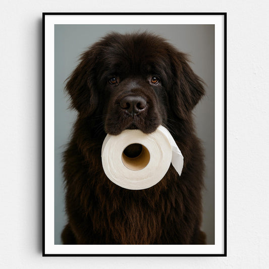 Newfoundland Dog Toilet Paper