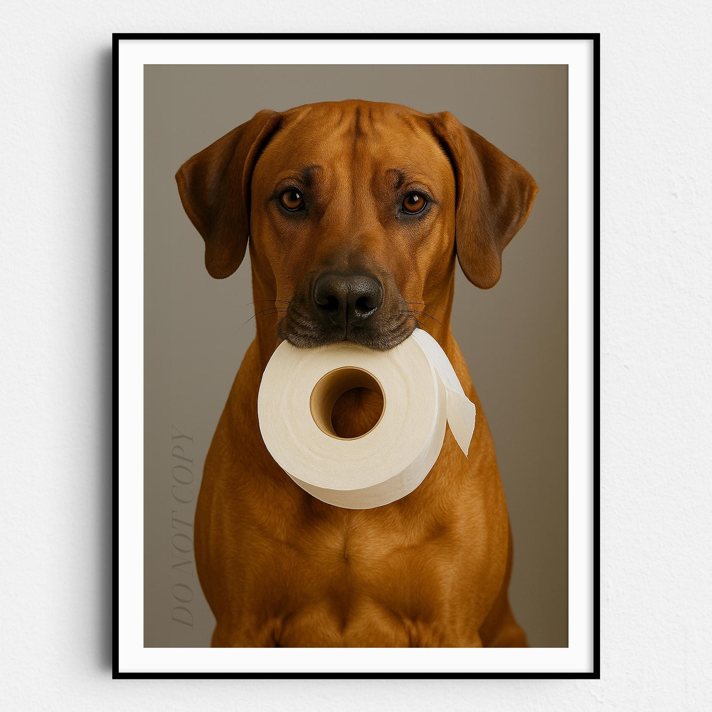 Rhodesian Ridgeback Dog Toilet Paper
