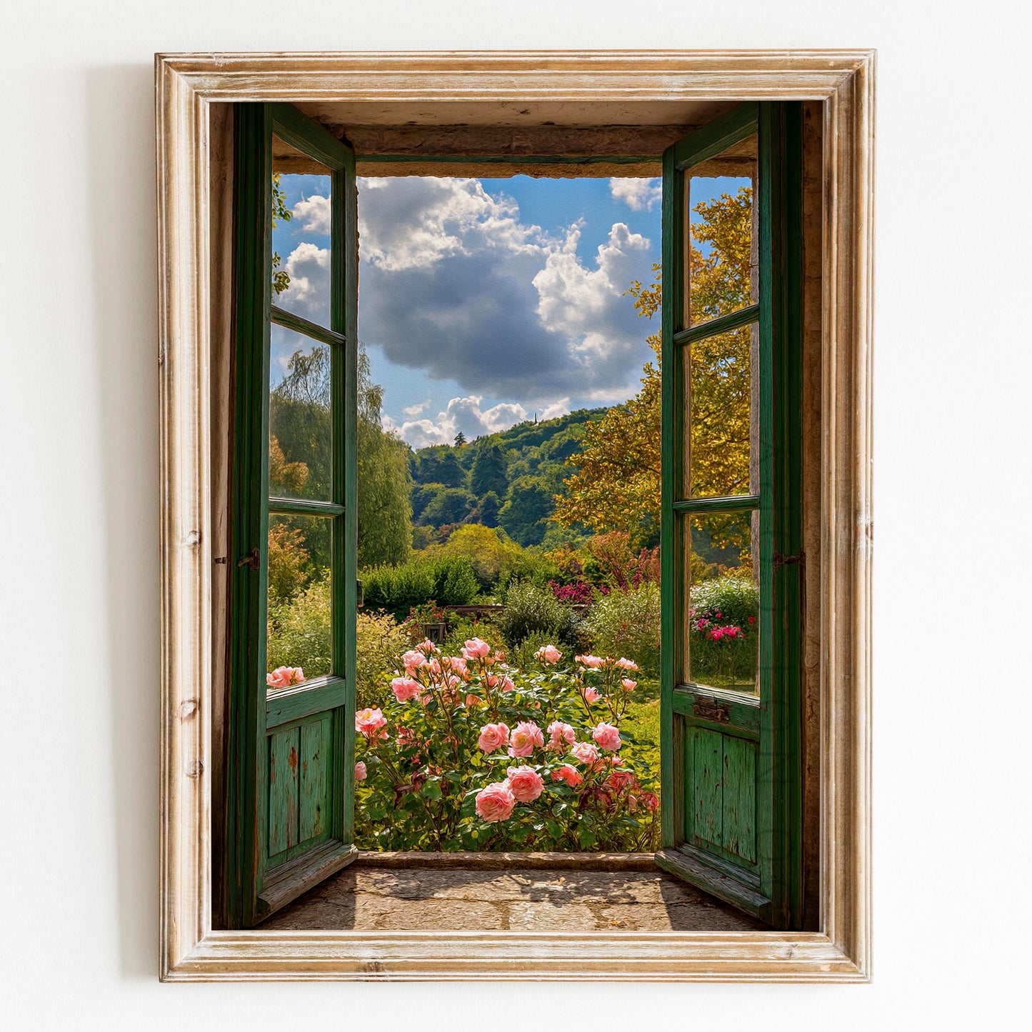 Open Window To The Garden