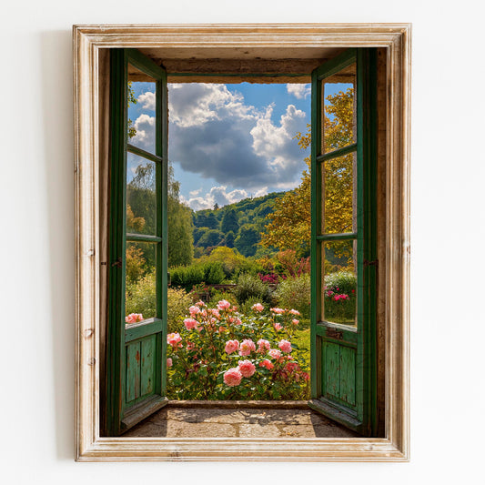 Open Window To The Garden