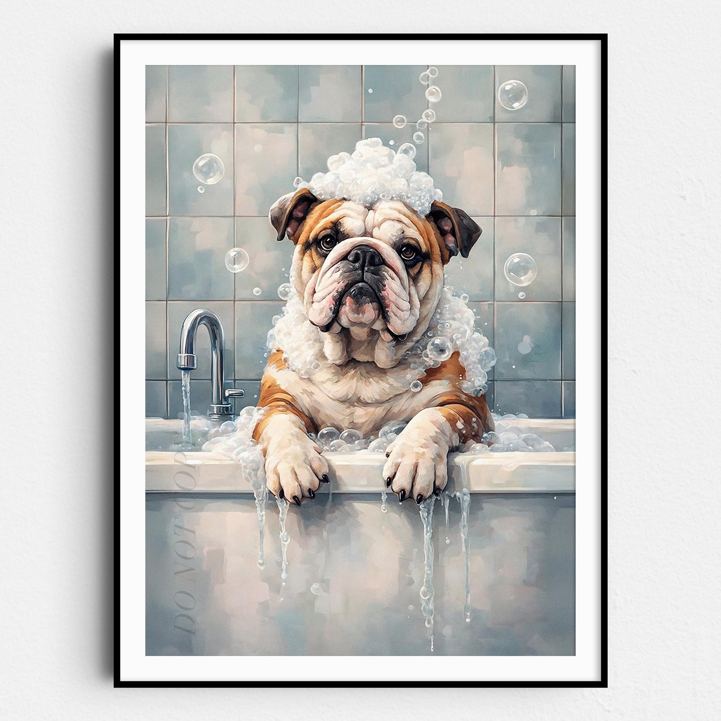 Bulldog Bathtub Bubble Bath