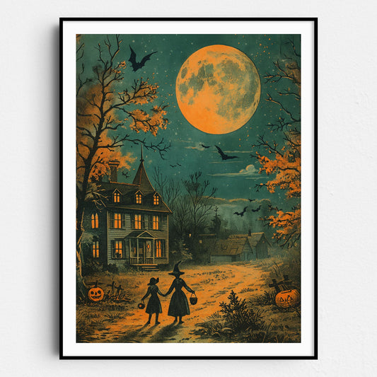 Trick or Treat at Haunted House