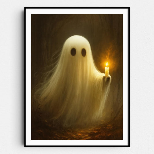 Ghost Holding A Candle