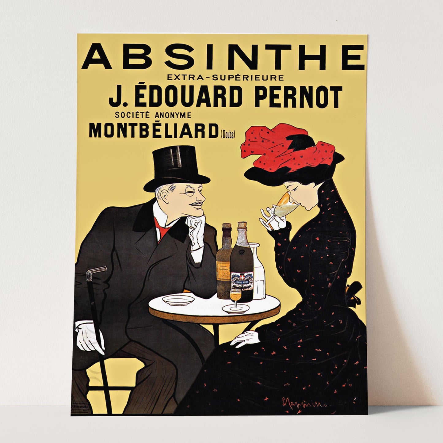 Absinthe Edouard Pernot Vintage Advertising Poster