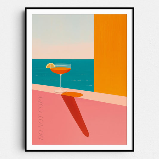 Beach Cocktail Mid Century