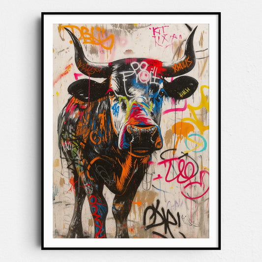 Graffiti Cow