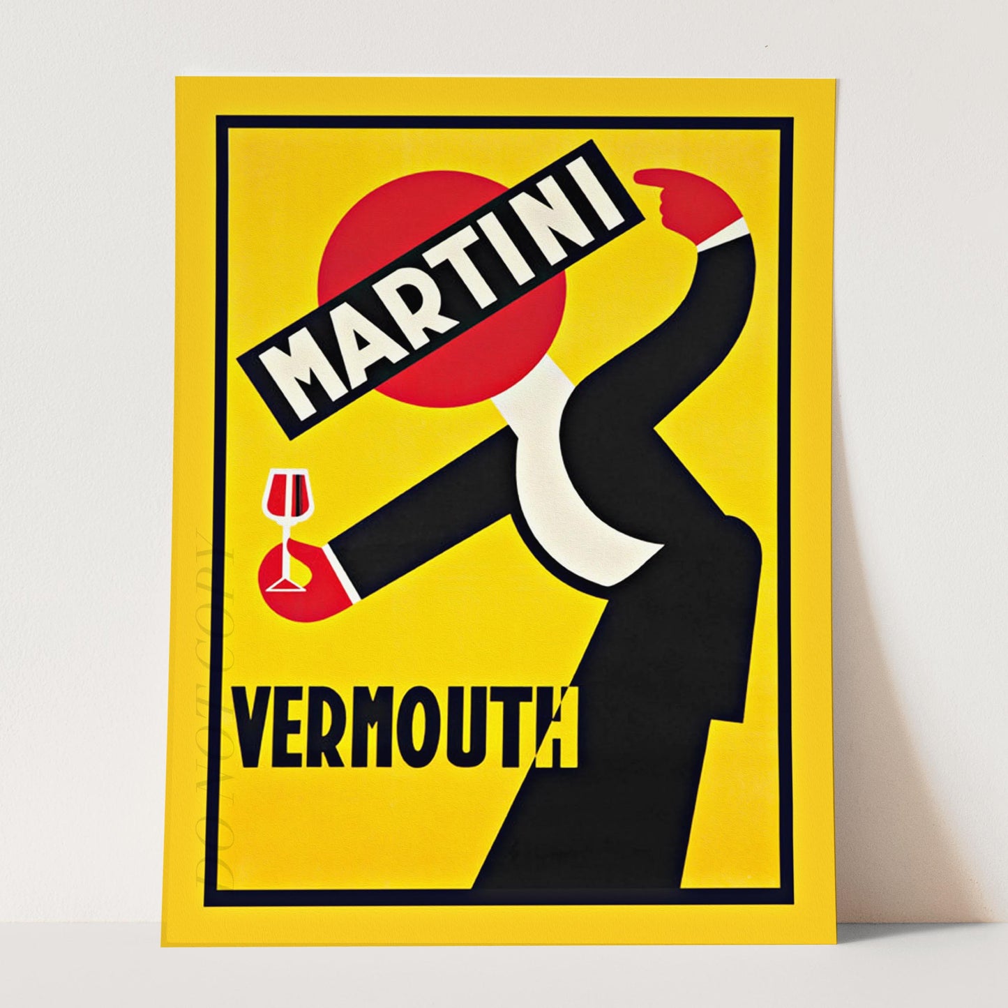 Martini Vermouth - Vintage Advertising Poster