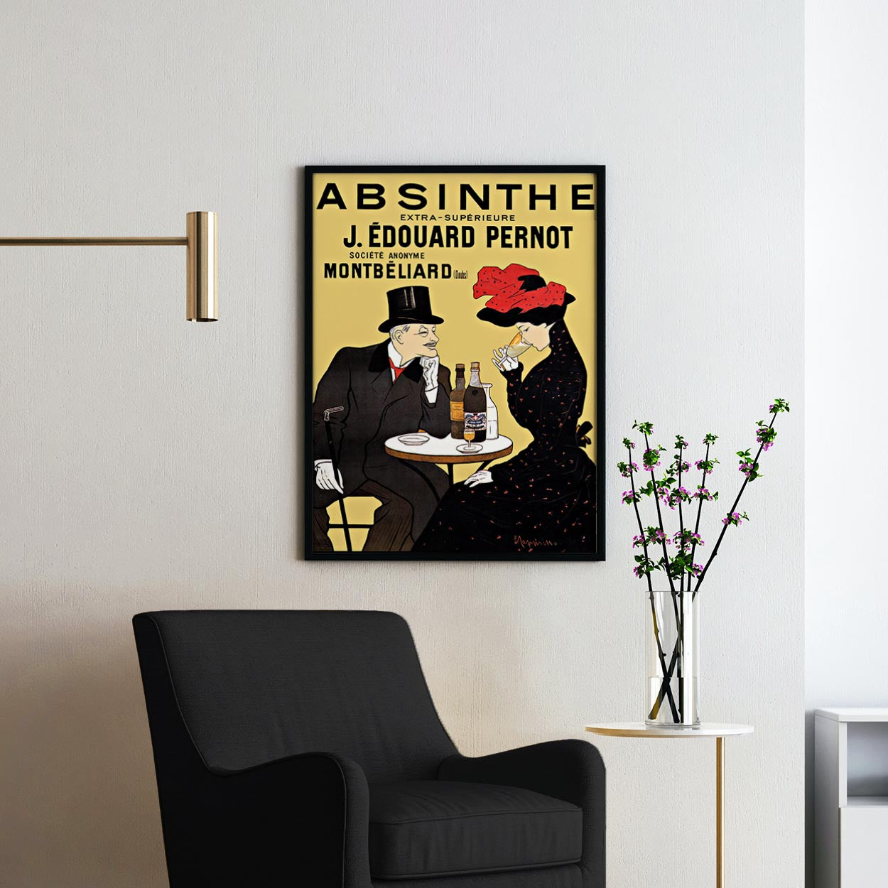 Absinthe Edouard Pernot Vintage Advertising Poster