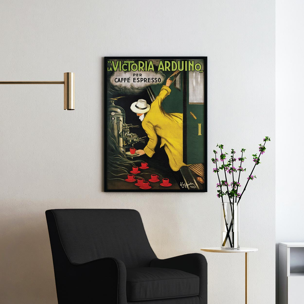 La Victoria Arduino Per Caffe Espresso - Vintage Advertising Poster