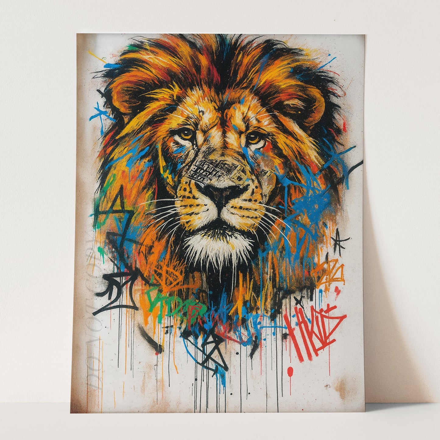 Graffiti Lion