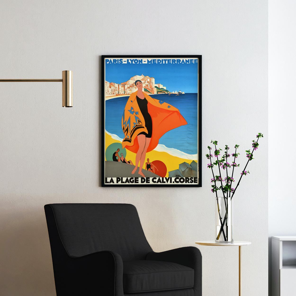 Calvi Beach, Corsica 1928