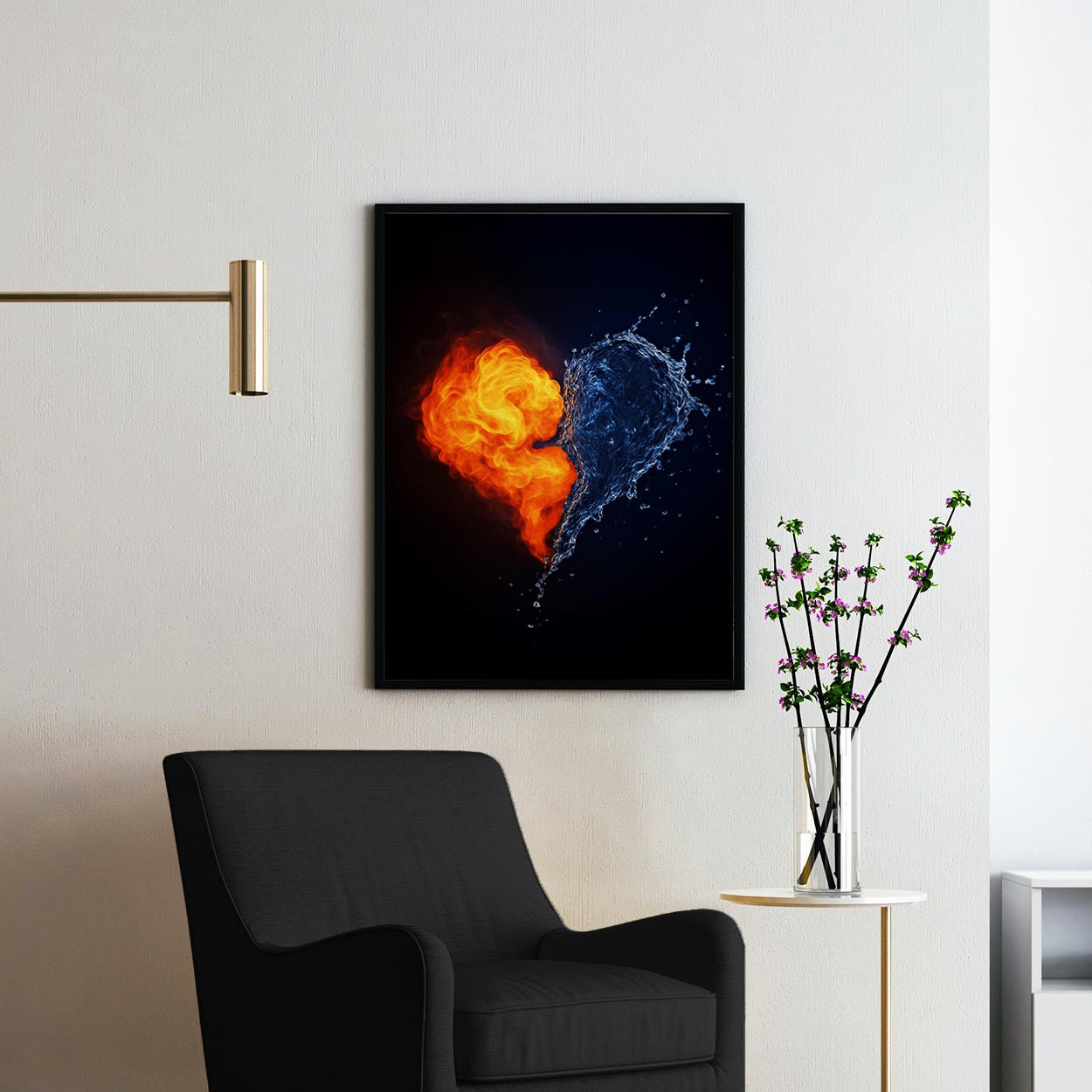 Fire And Water Heart