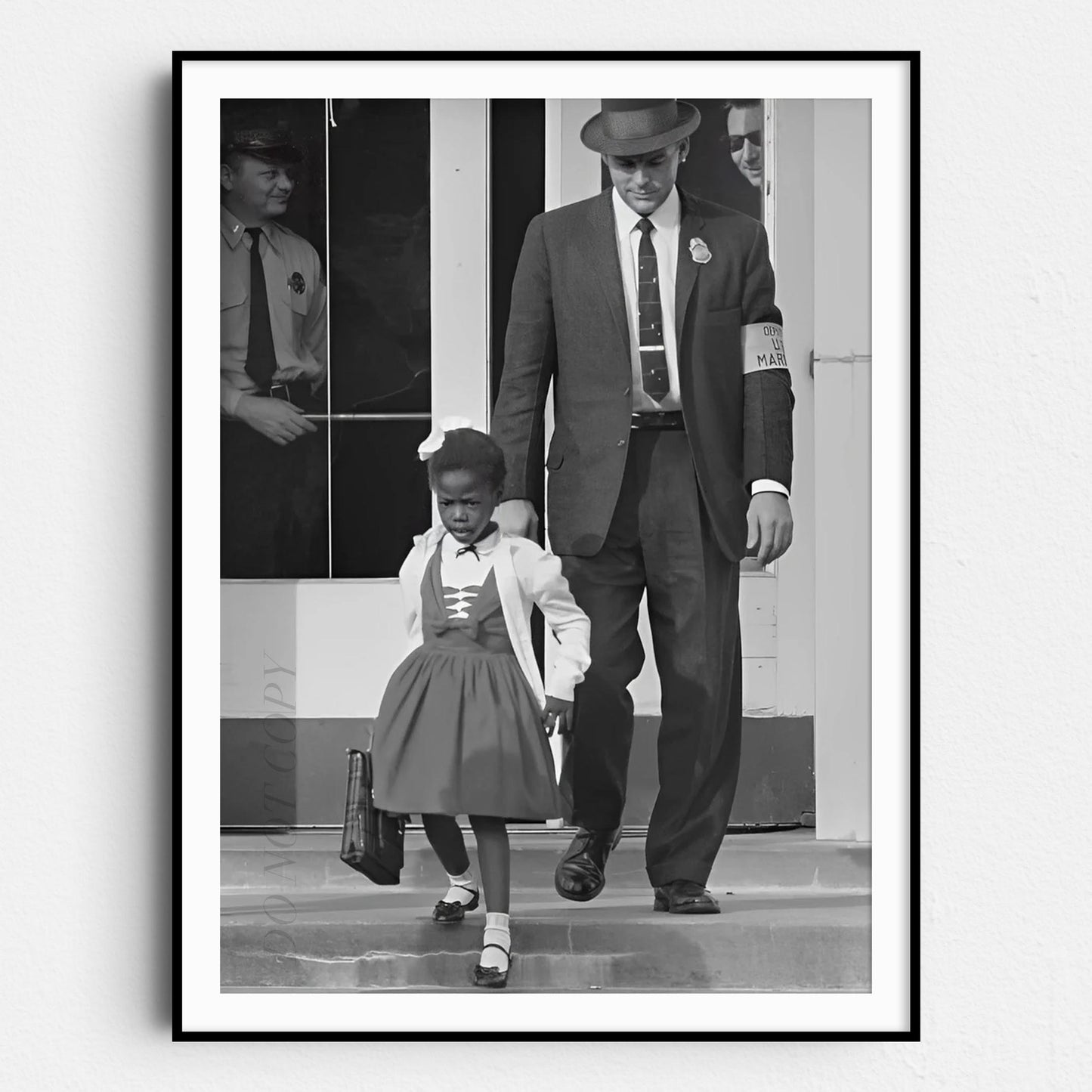 Ruby Bridges Walks To School - Civil Rights 1960s