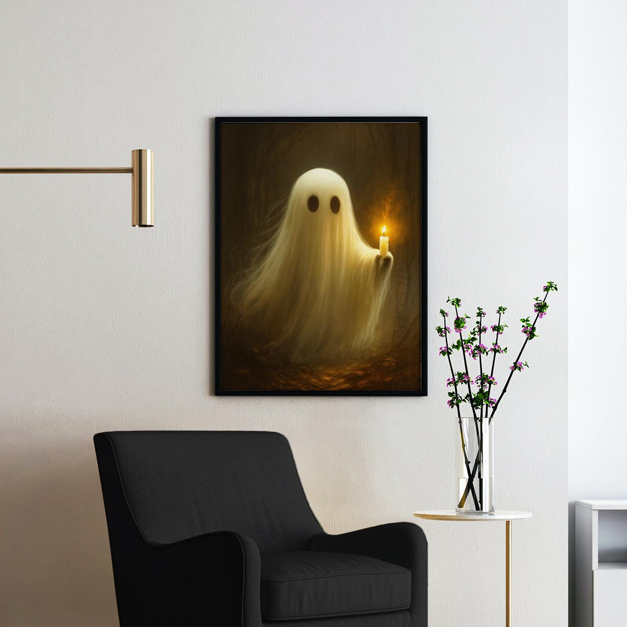 Ghost Holding A Candle