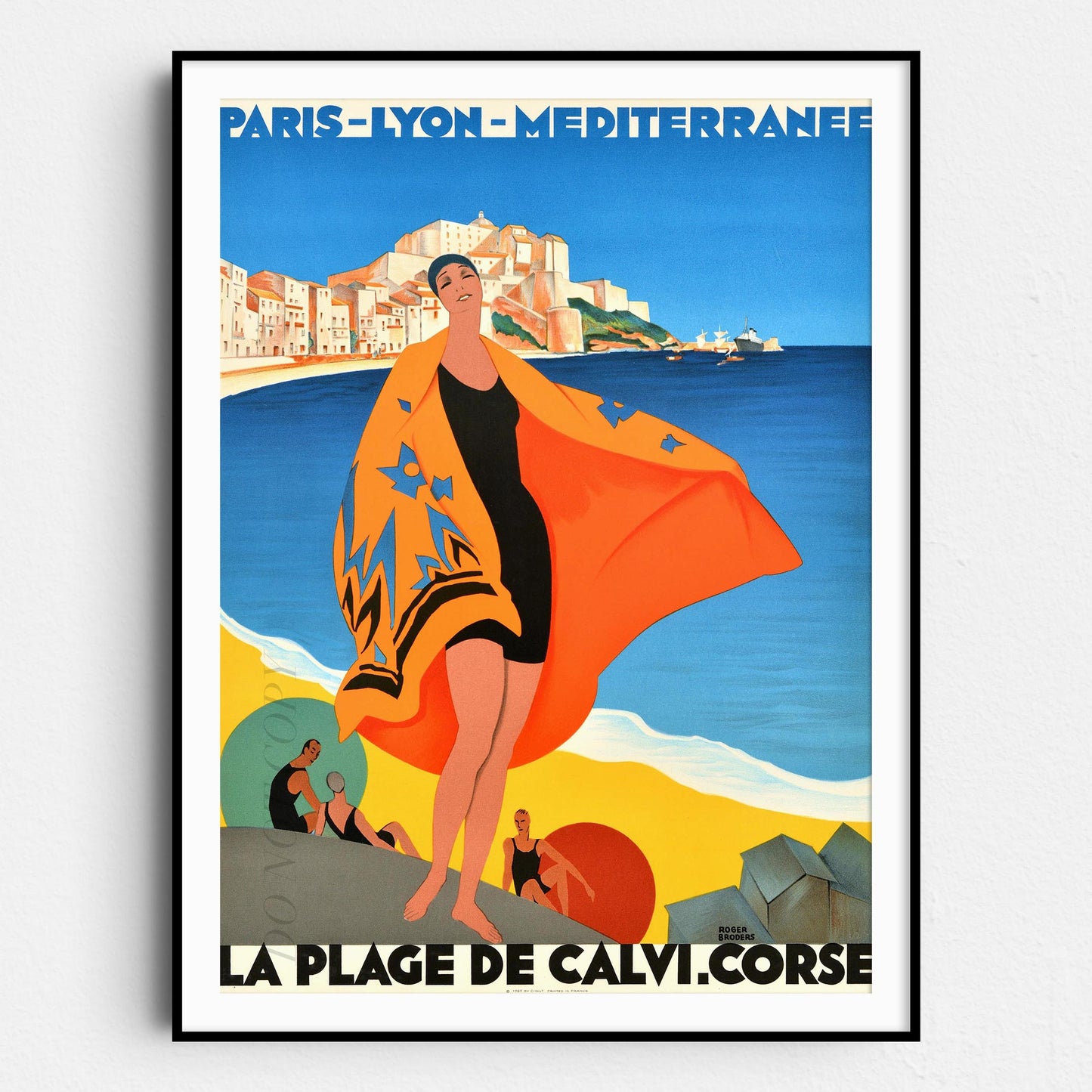 Calvi Beach, Corsica 1928