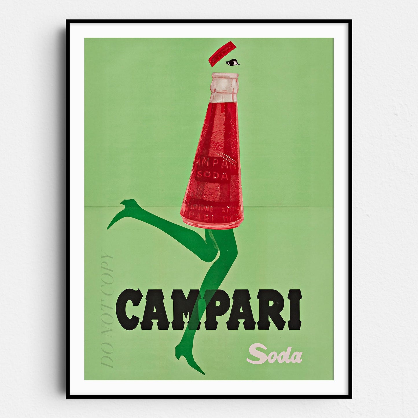Campari Soda Poster Corre Col Tempo 1968