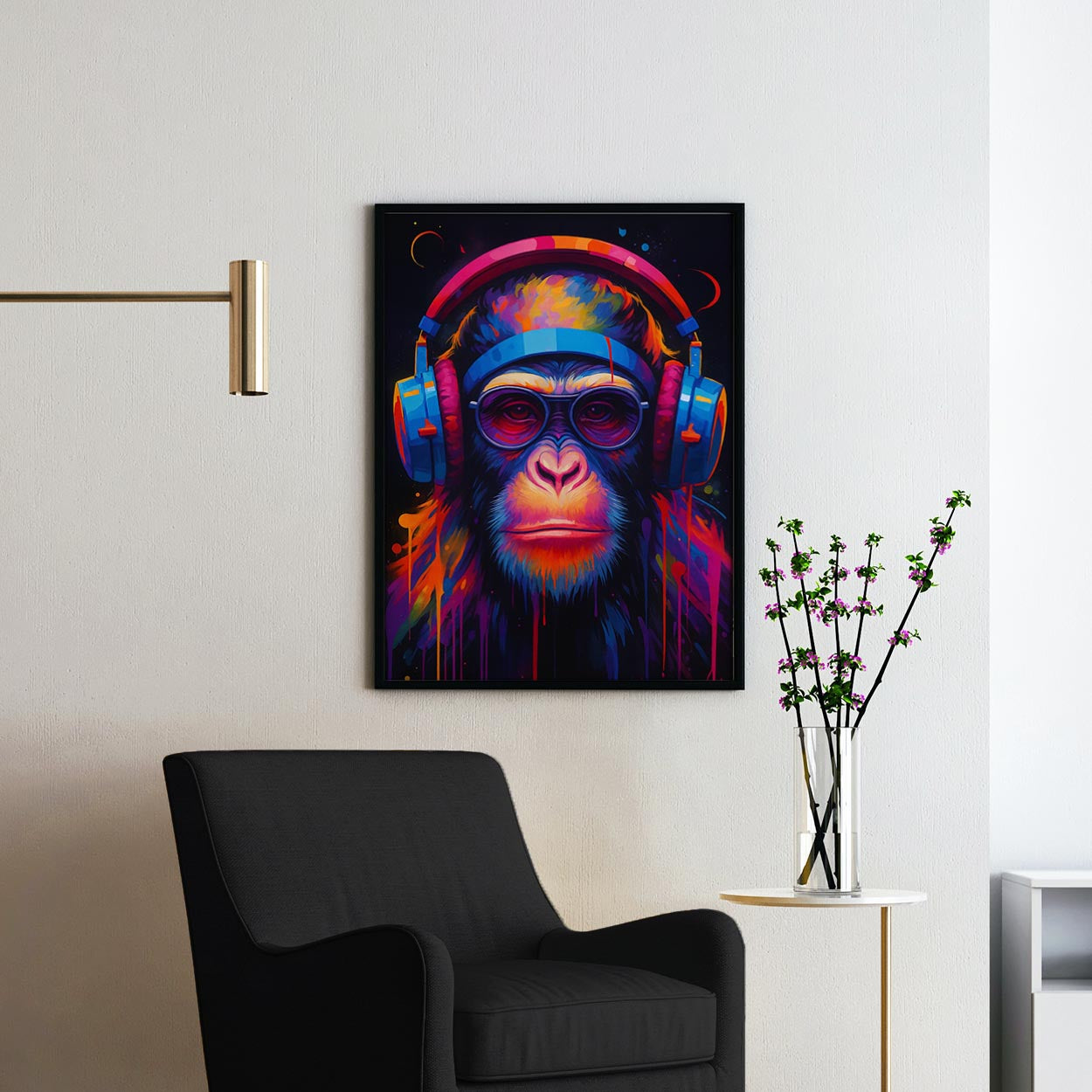 DJ Monkey Graffiti Banksy