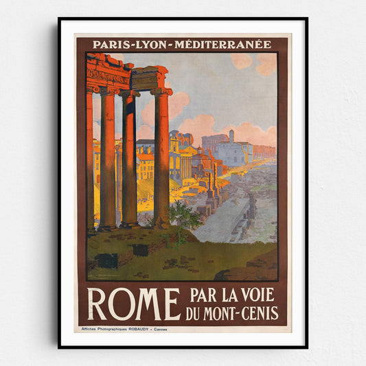 Rome Vintage Travel Poster