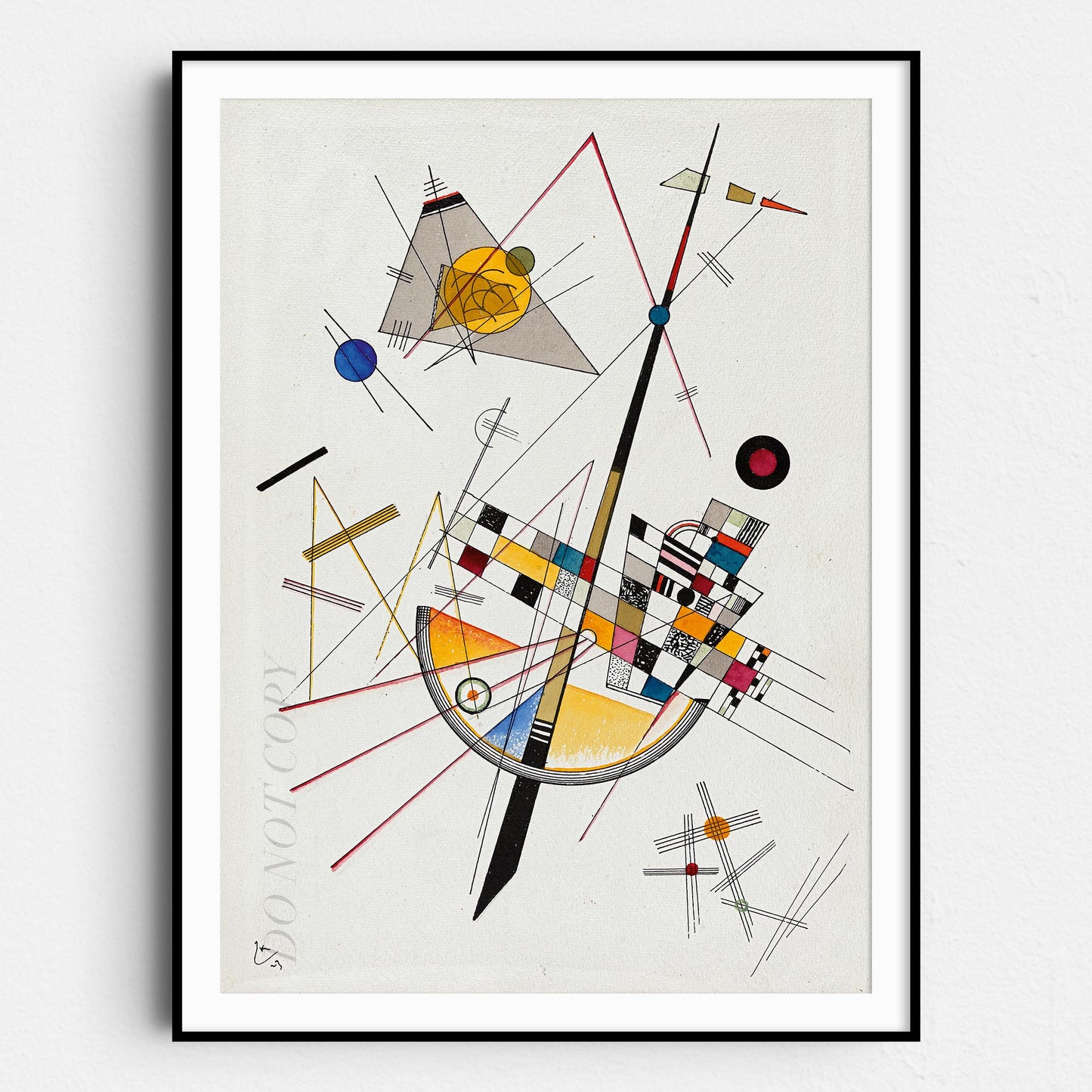 Delicate Tension No. 85 (1923) by Kandinsky