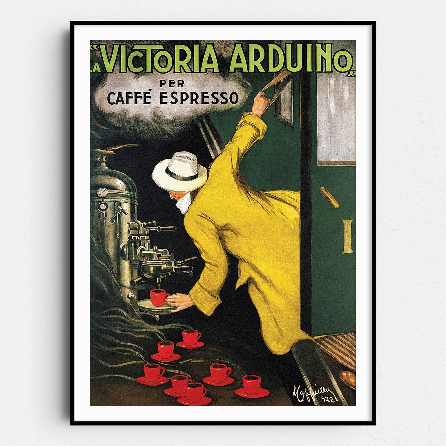 La Victoria Arduino Per Caffe Espresso - Vintage Advertising Poster