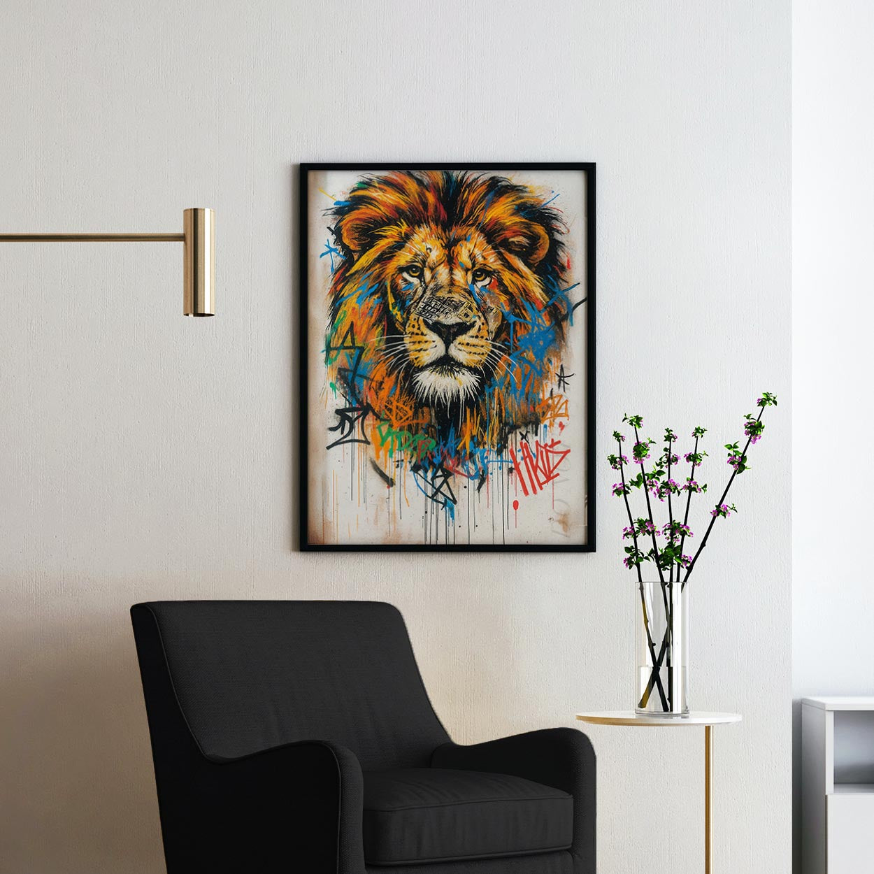 Graffiti Lion