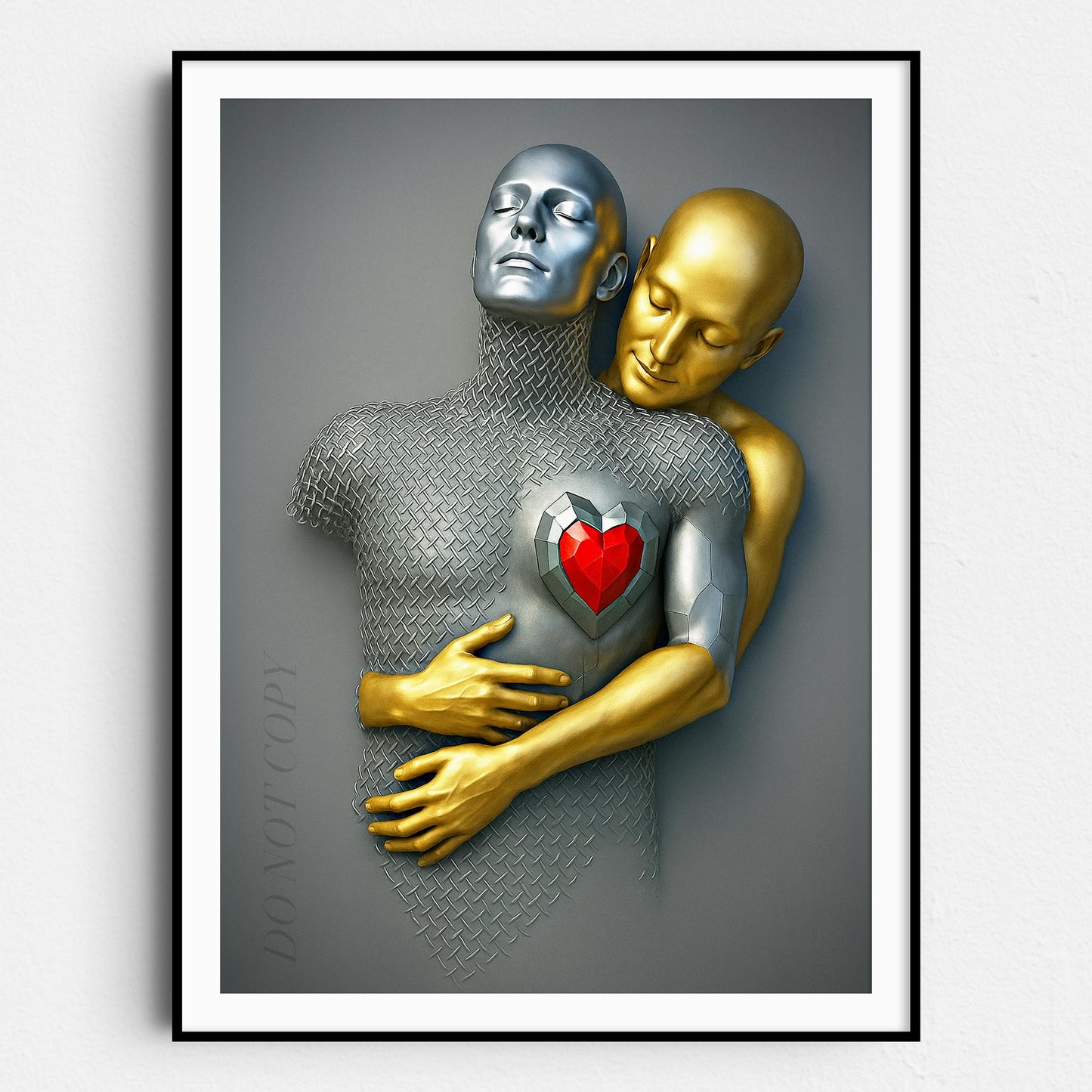 Metal Abstract Love