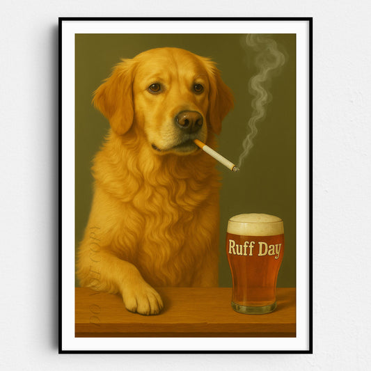 Golden Retriever - Ruff Day