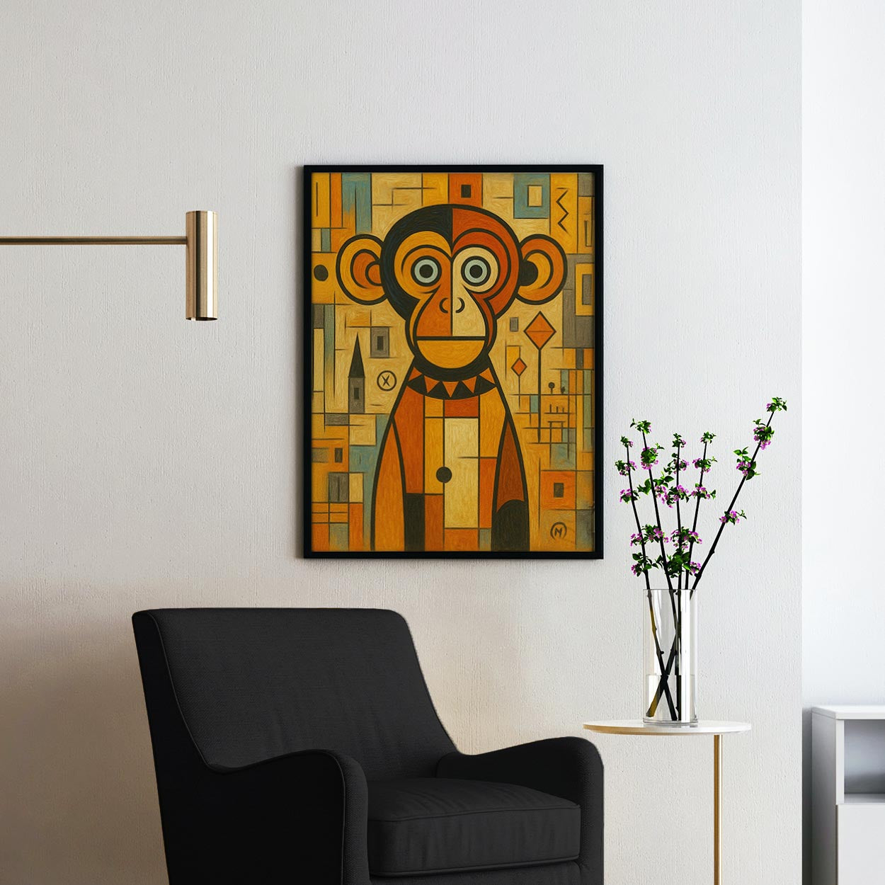 The Monkey Picasso Wall Art Poster Prints – Prints Limited