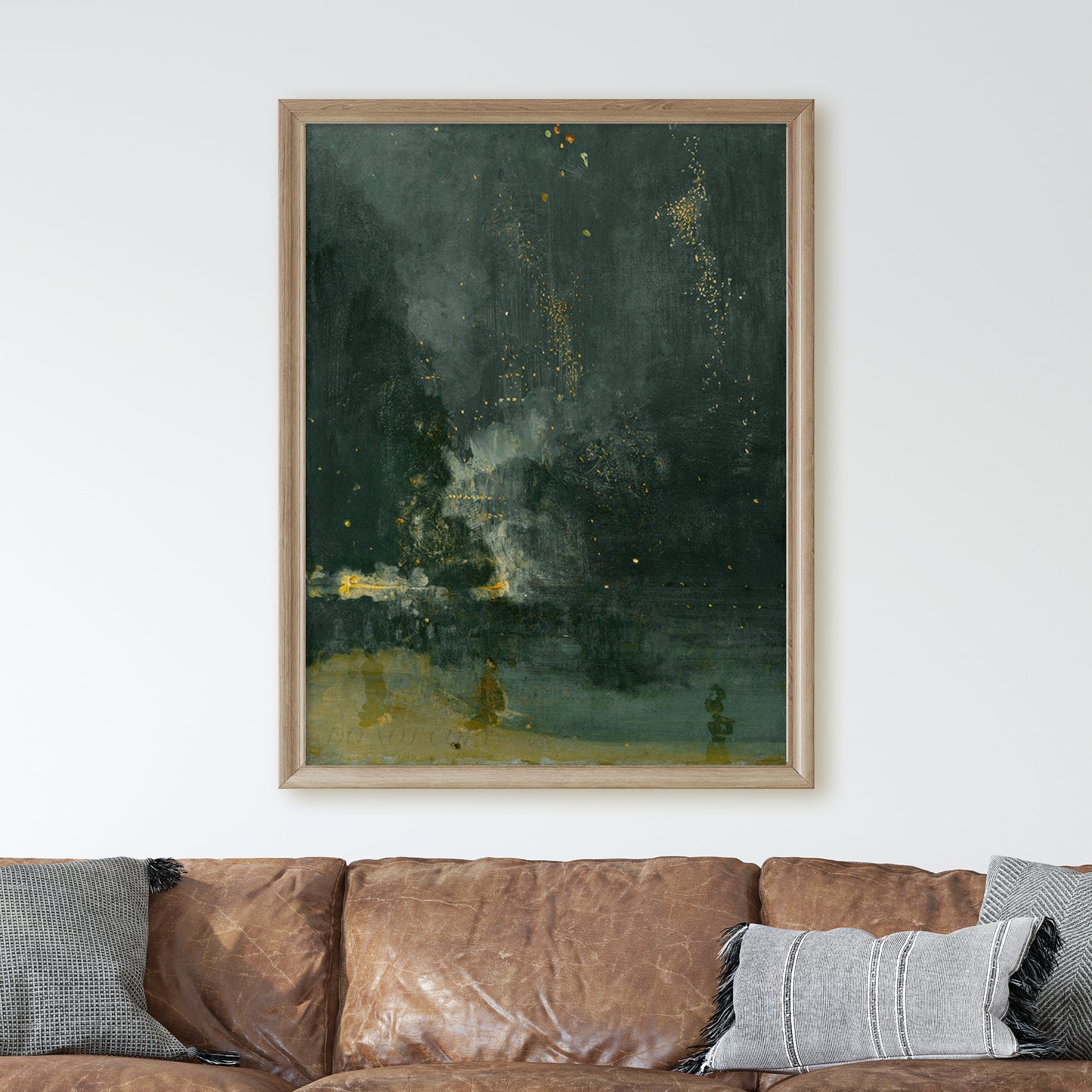 Nocturne in Black and Gold, The Falling Rocket, 1872 by James Abbott McNeill