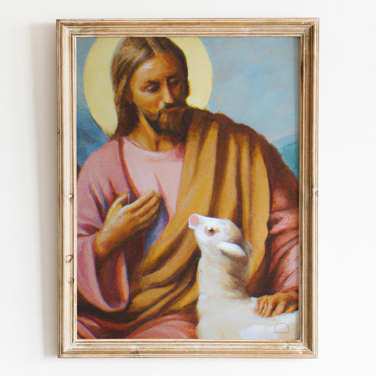Jesus With The Lamb