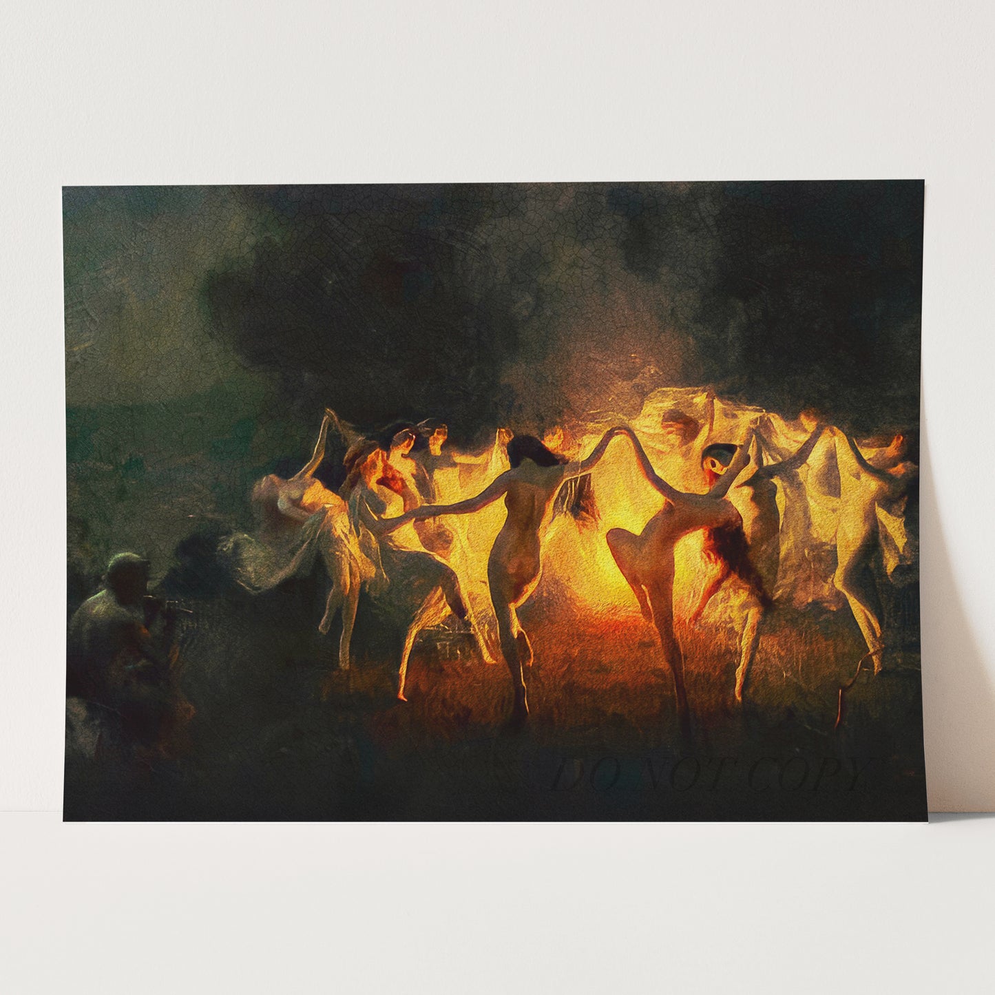 Nymphs Dancing to Pans Flute by Joseph Tomanek