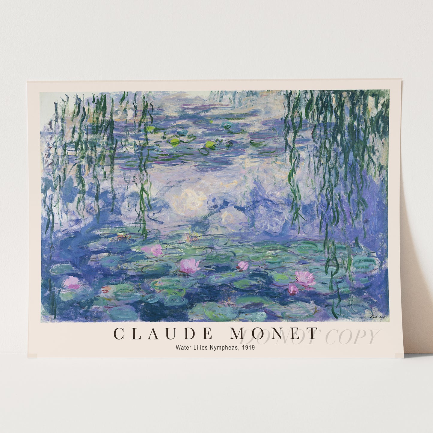 Claude Monet - Water Lilies Nympheas (1919)