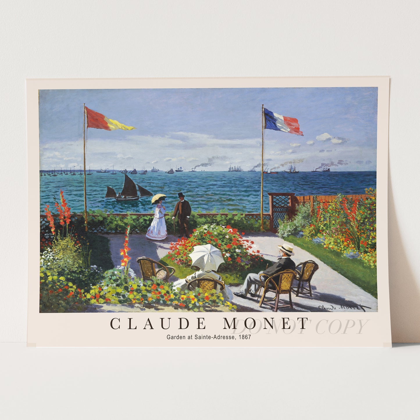 Claude Monet - Garden at Sainte-Adresse