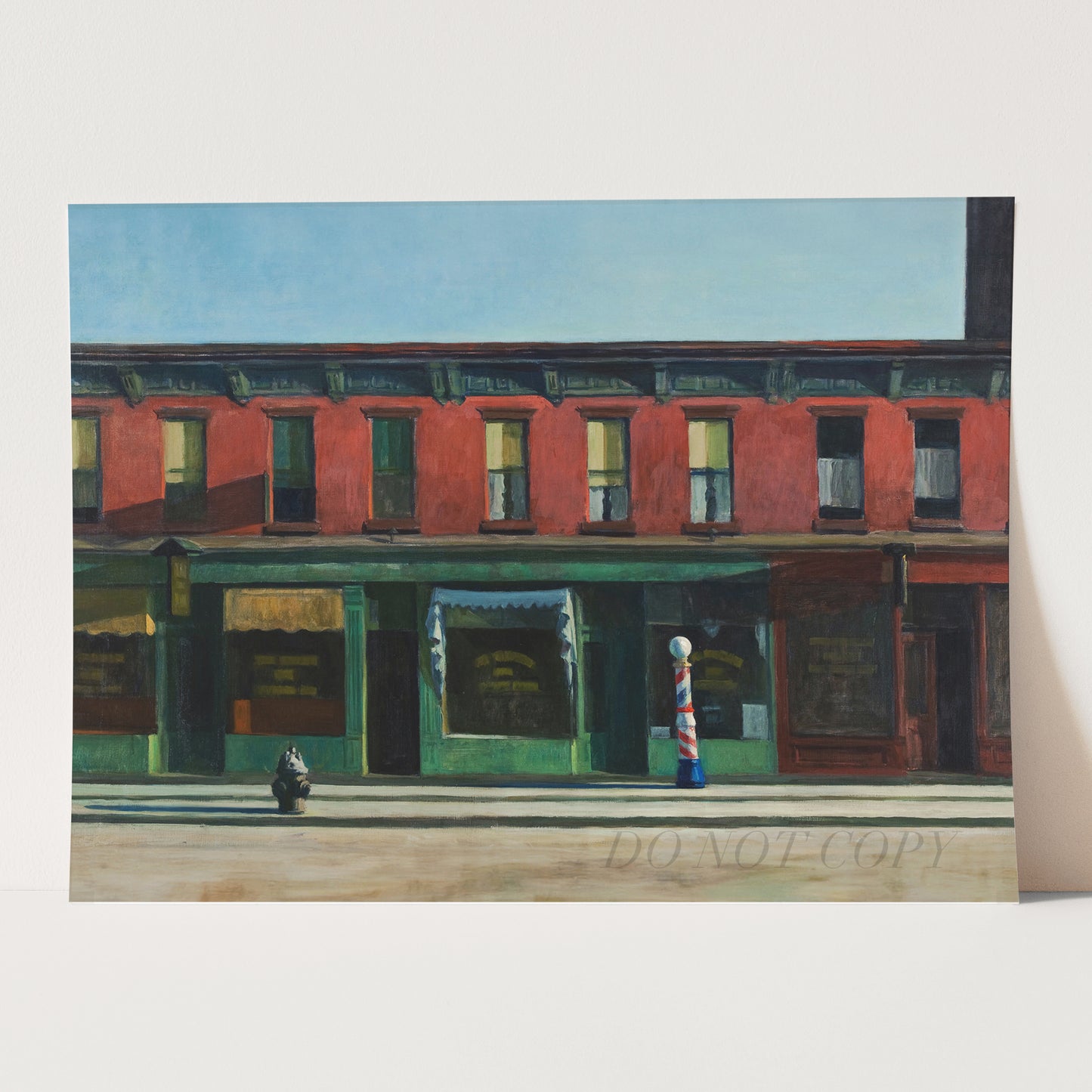 Early Sunday Morning by Edward Hopper