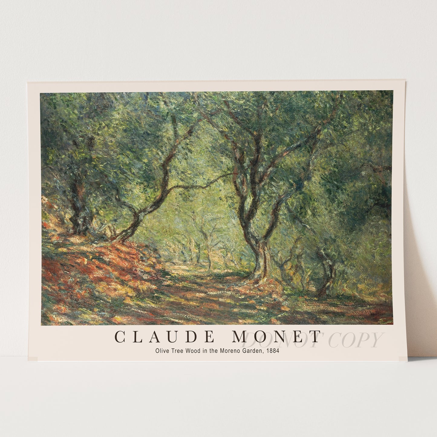 Claude Monet - Olive Tree Wood in the Moreno Garden