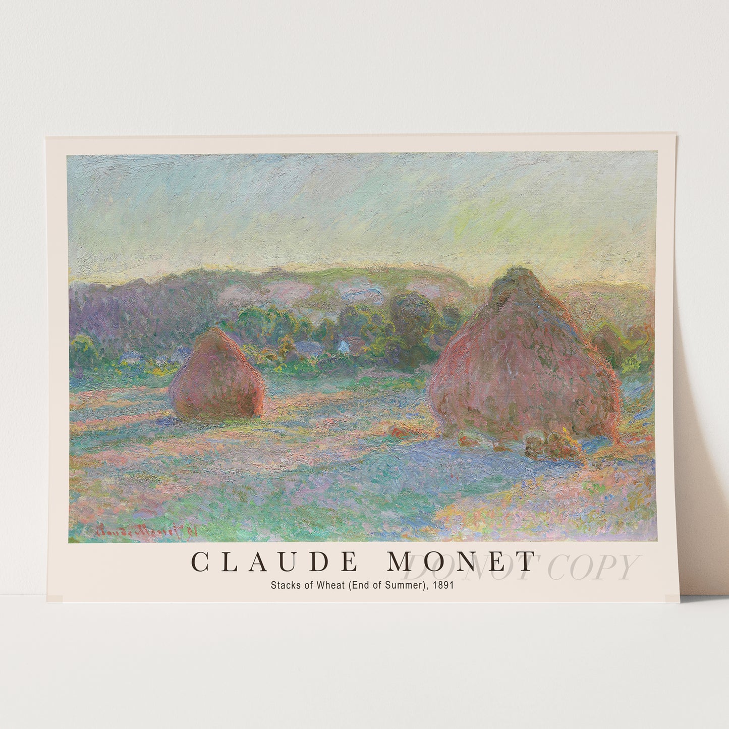 Claude Monet - Stacks of Wheat (End of Summer)
