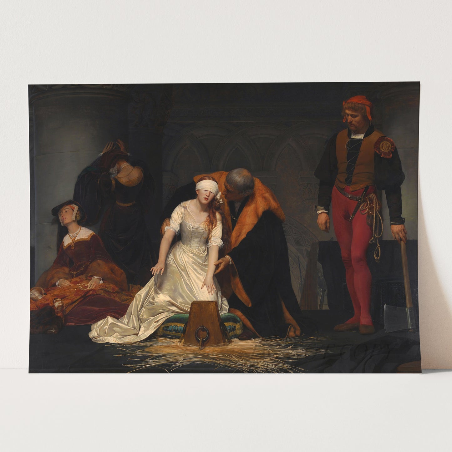 The Execution of Lady Jane Grey by Paul Delaroche