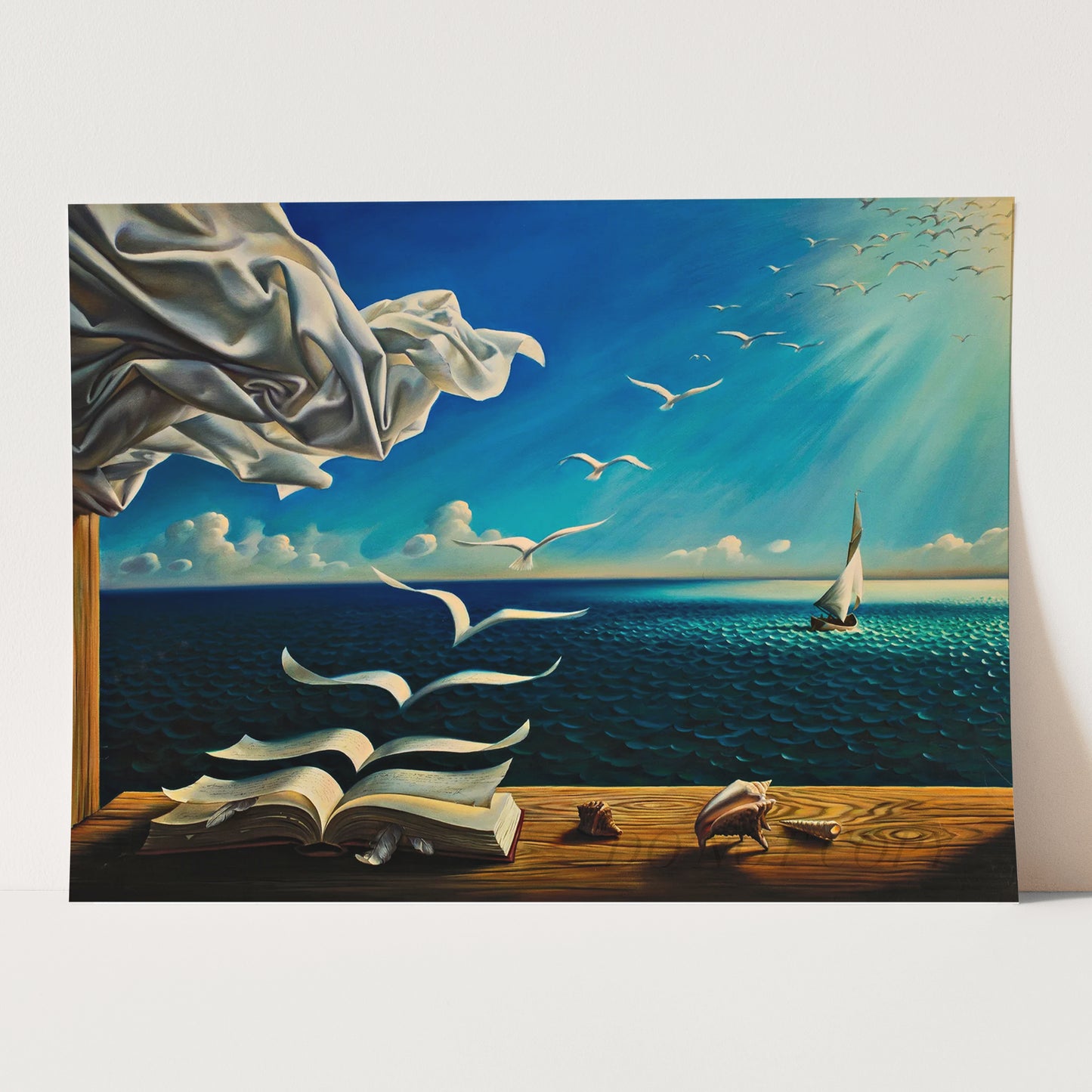 Books to Birds 1931 by Salvador Dali