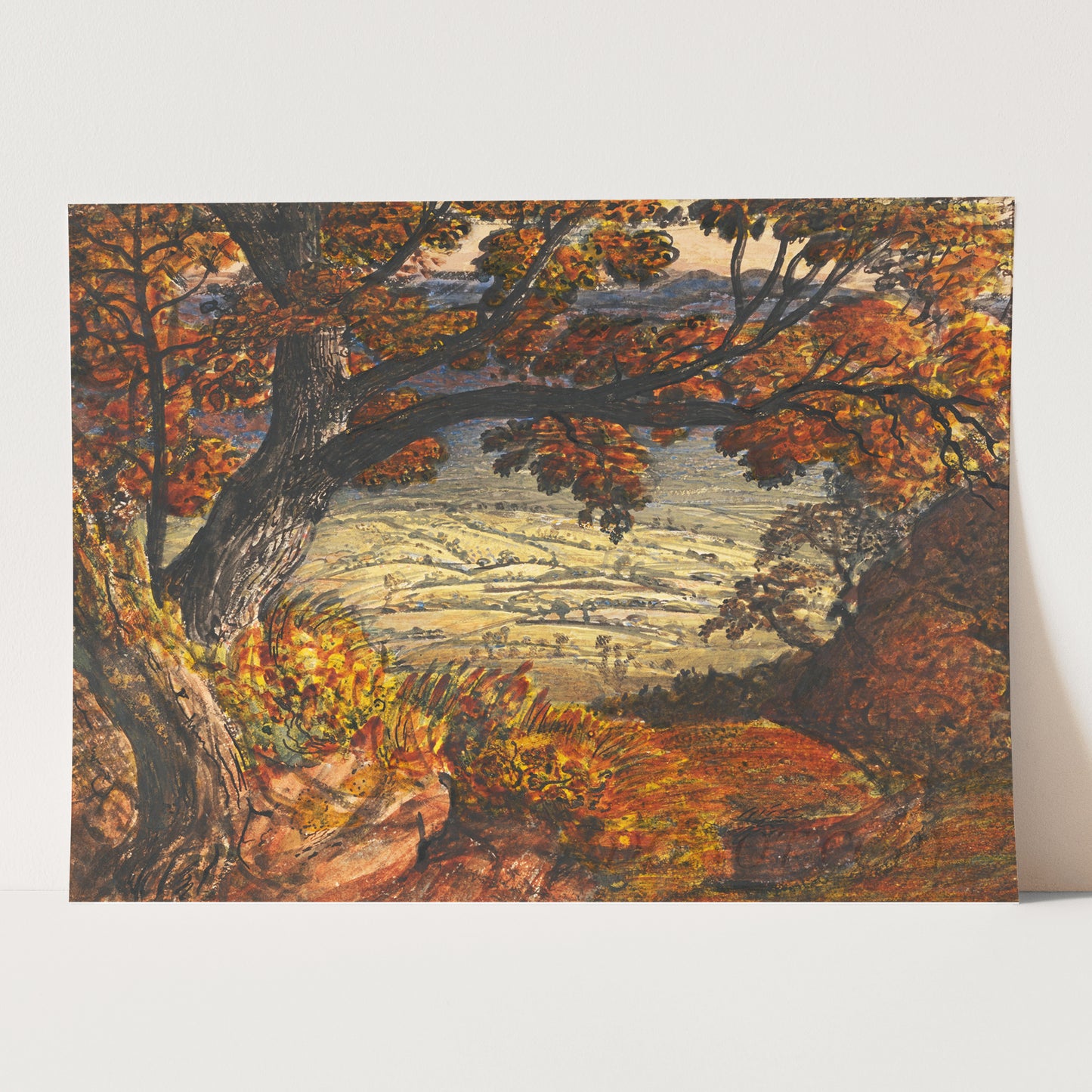 The Weald of Kent by Samuel Palmer