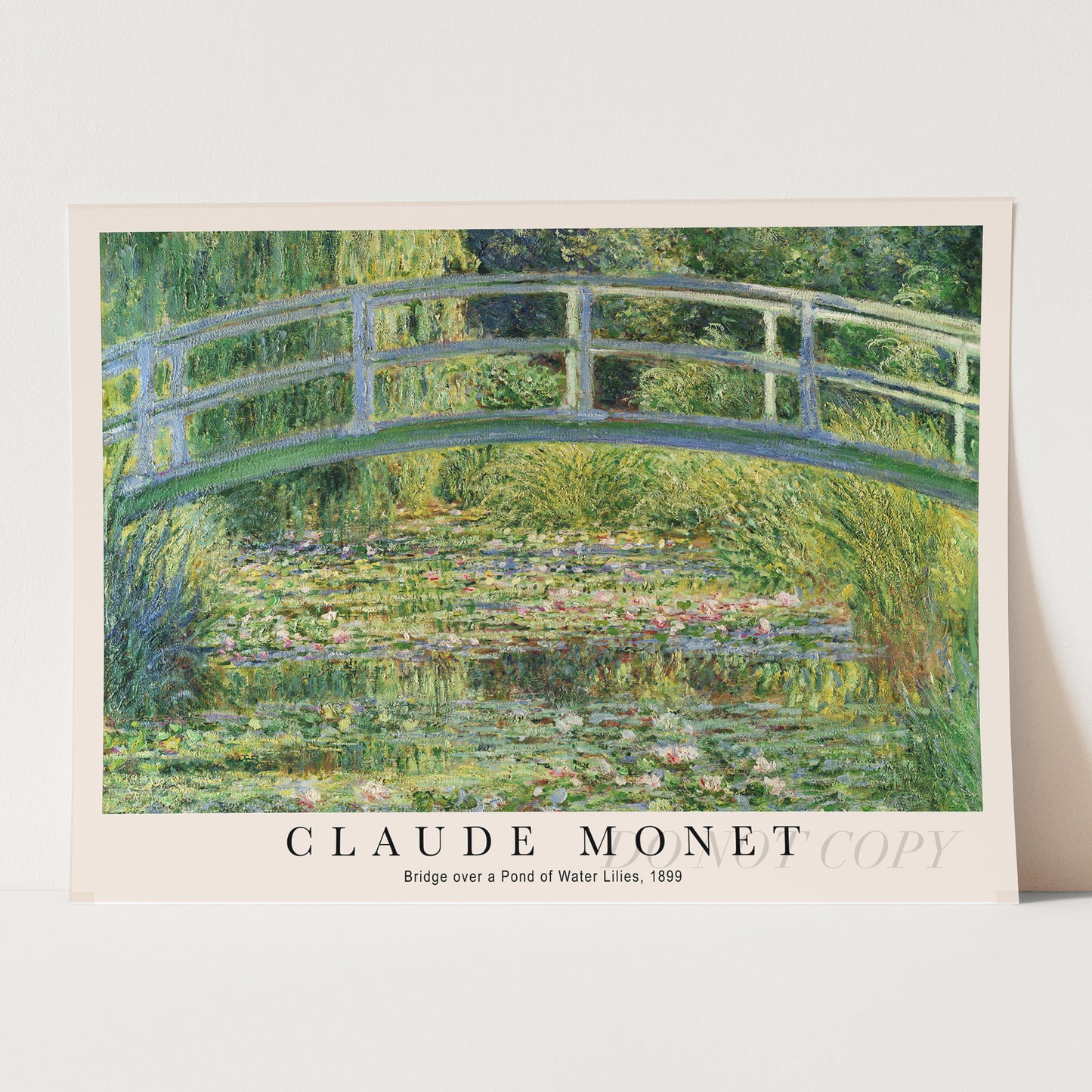 Claude Monet - Bridge over a Pond of Water Lilies