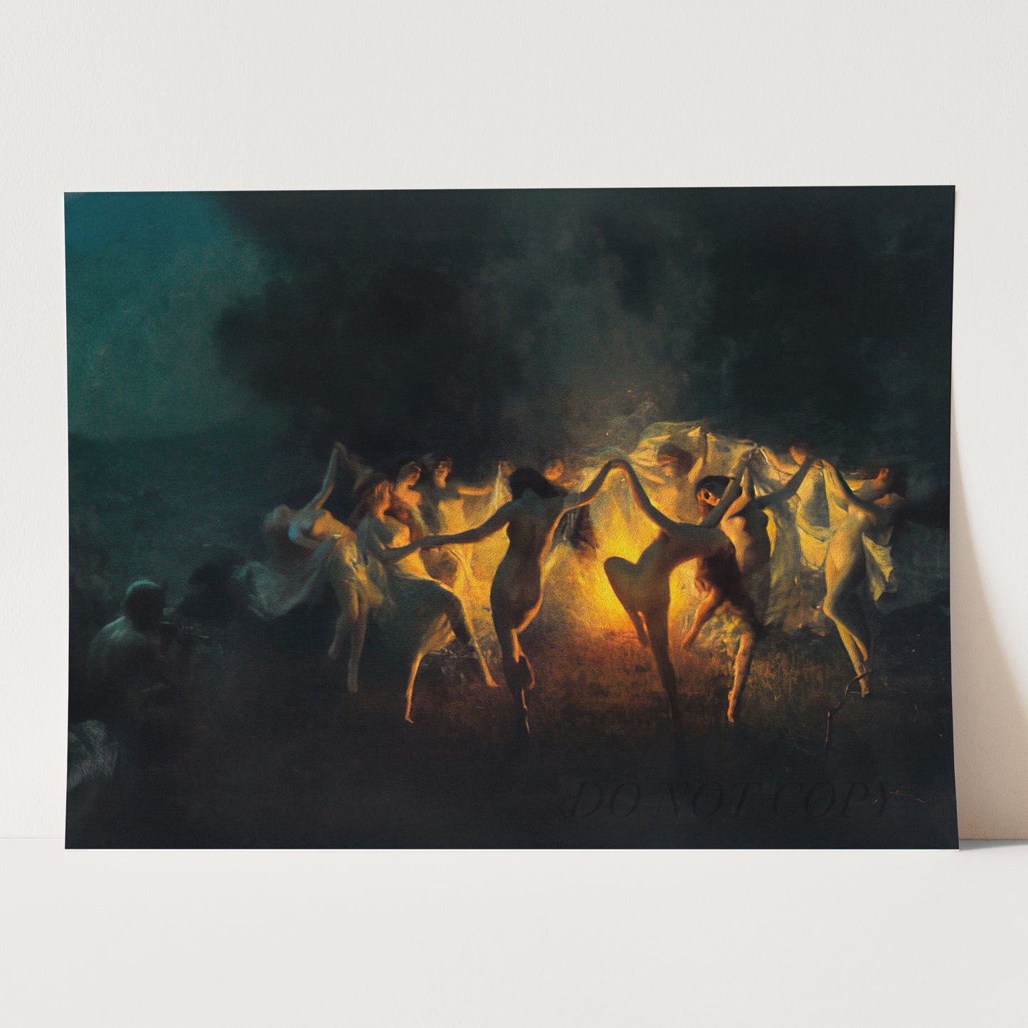 Nymphs Dancing to Pans Flute by Joseph Tomanek