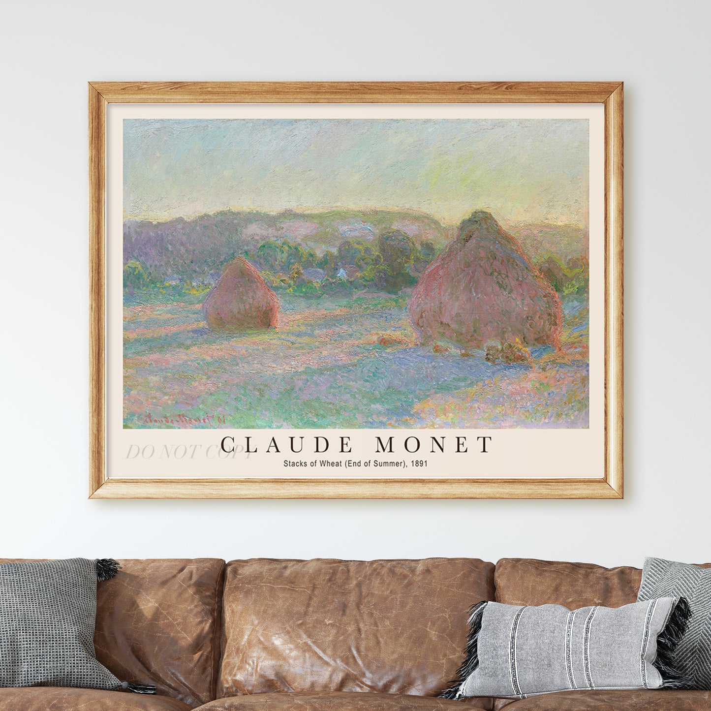 Claude Monet - Stacks of Wheat (End of Summer)