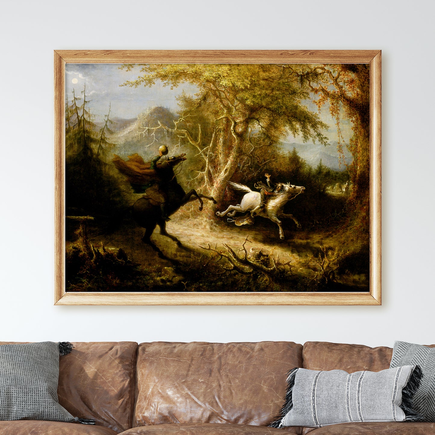 The Headless Horseman Pursuing Ichabod Crane by John Quidor
