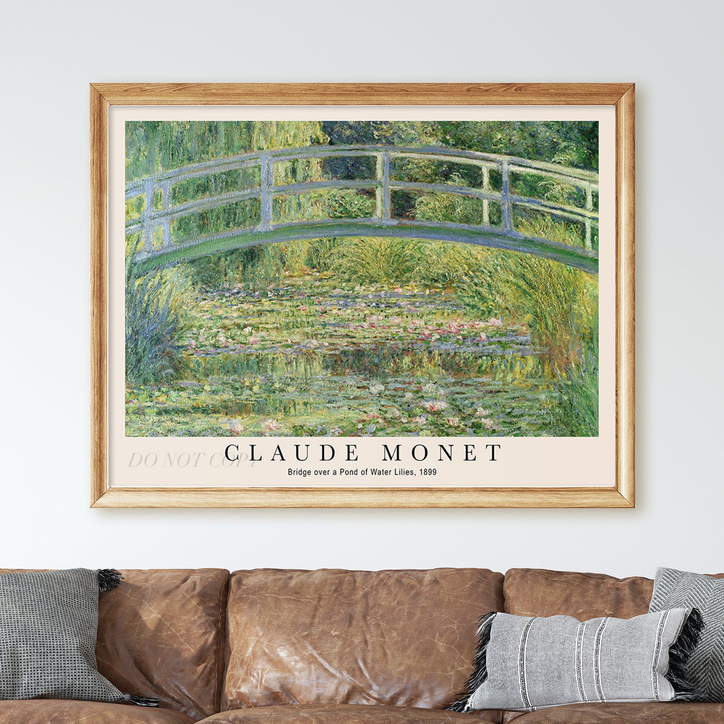 Claude Monet - Bridge over a Pond of Water Lilies