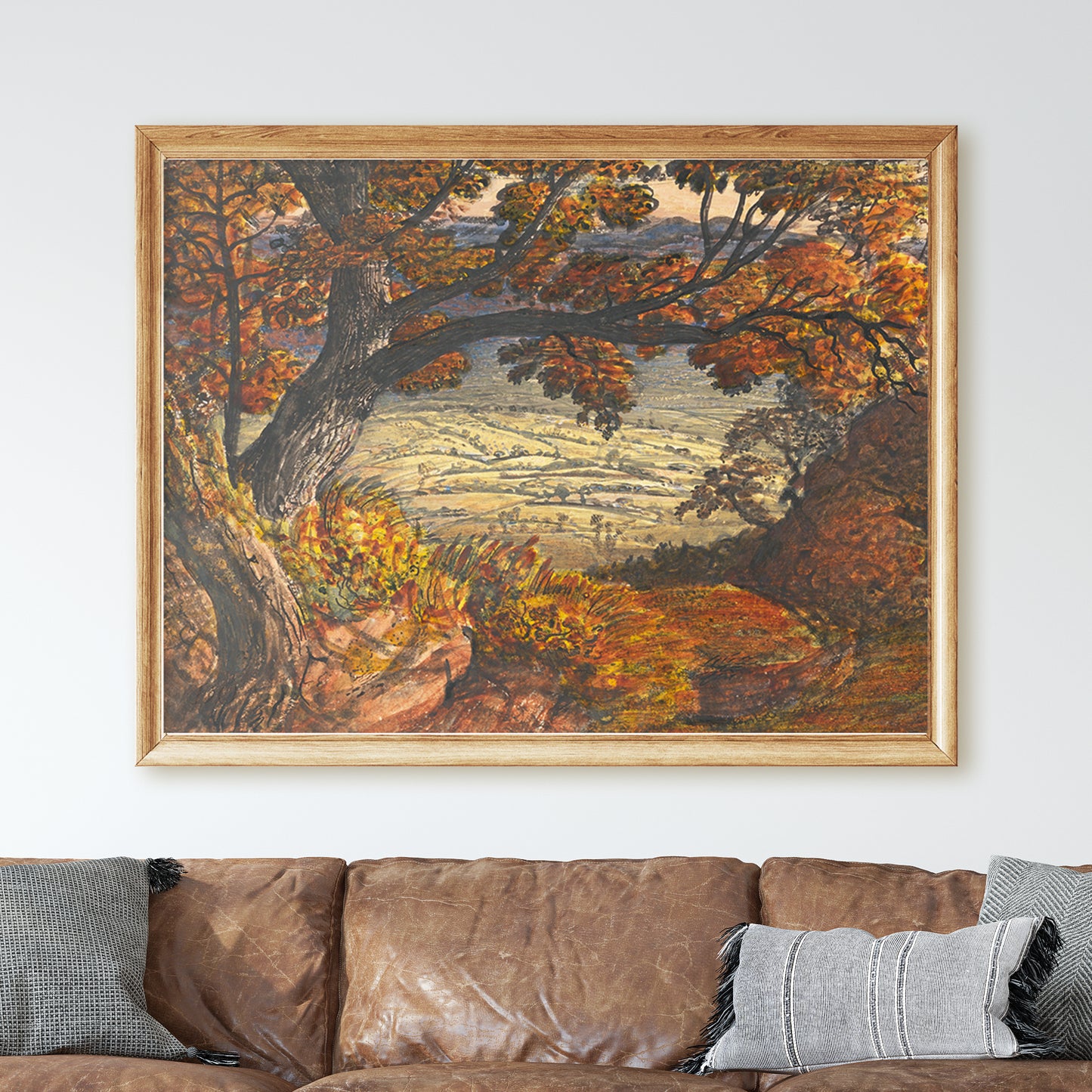 The Weald of Kent by Samuel Palmer