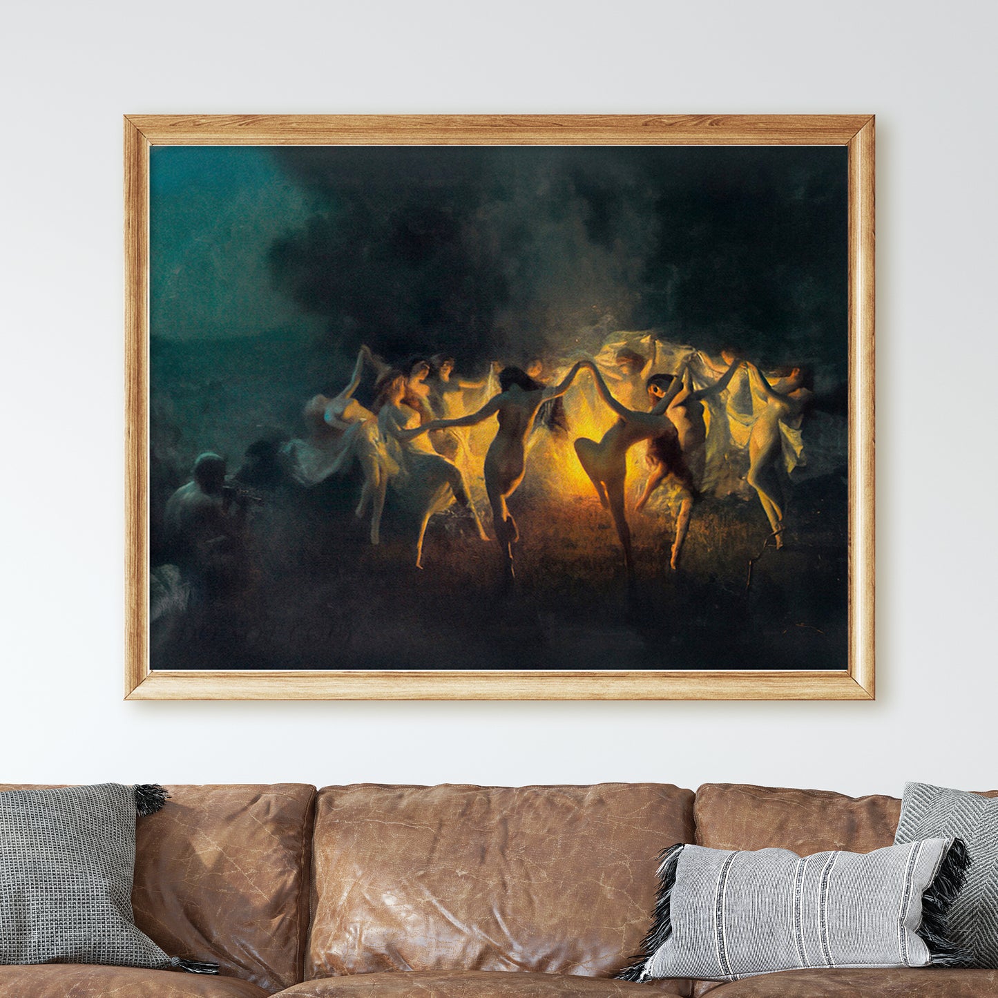 Nymphs Dancing to Pans Flute by Joseph Tomanek