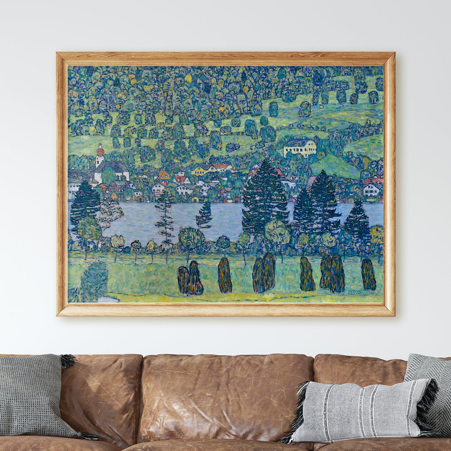 Forest Slope in Unterach on the Attersee by Gustav Klimt
