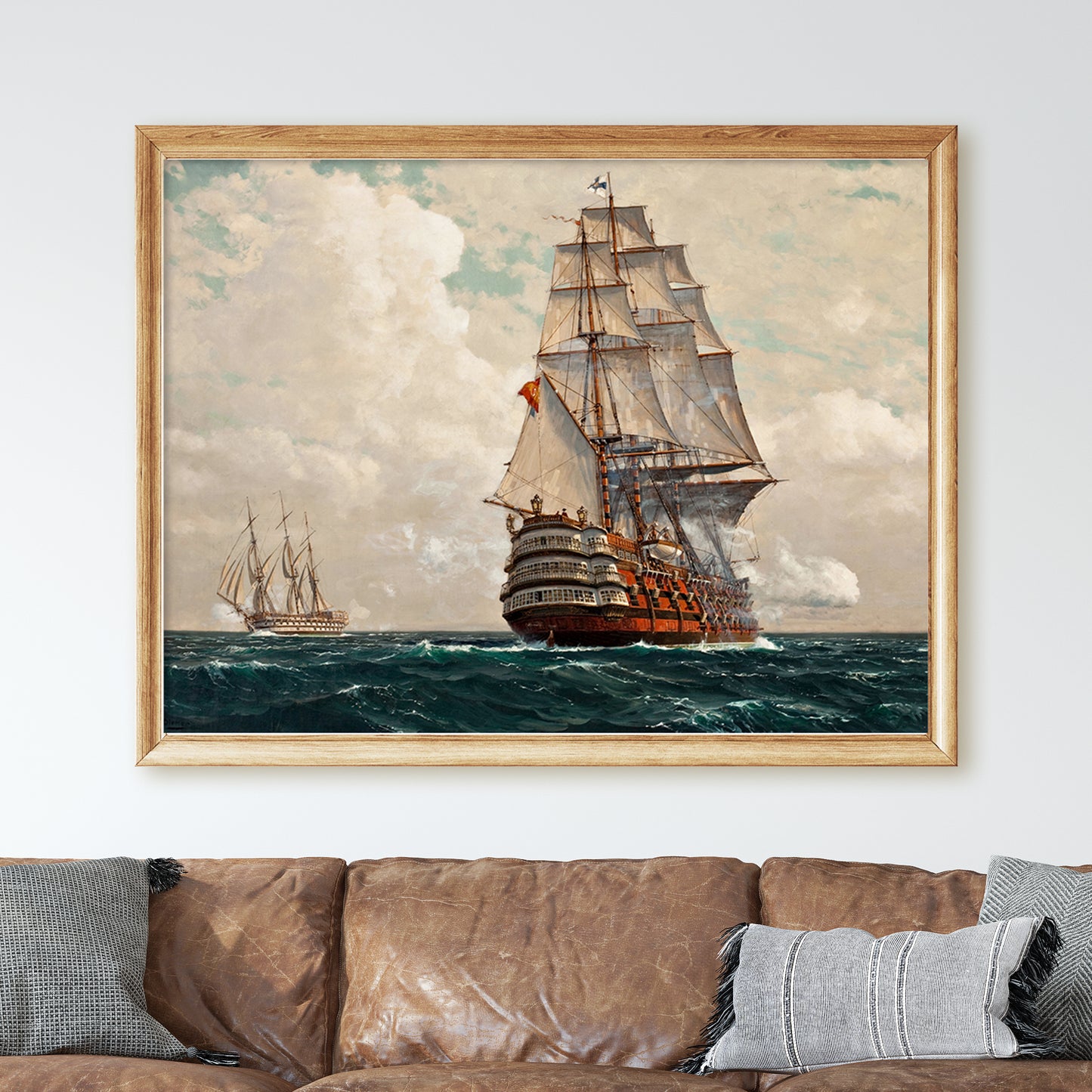 Ship At Sea by Michael Zeno Diemer