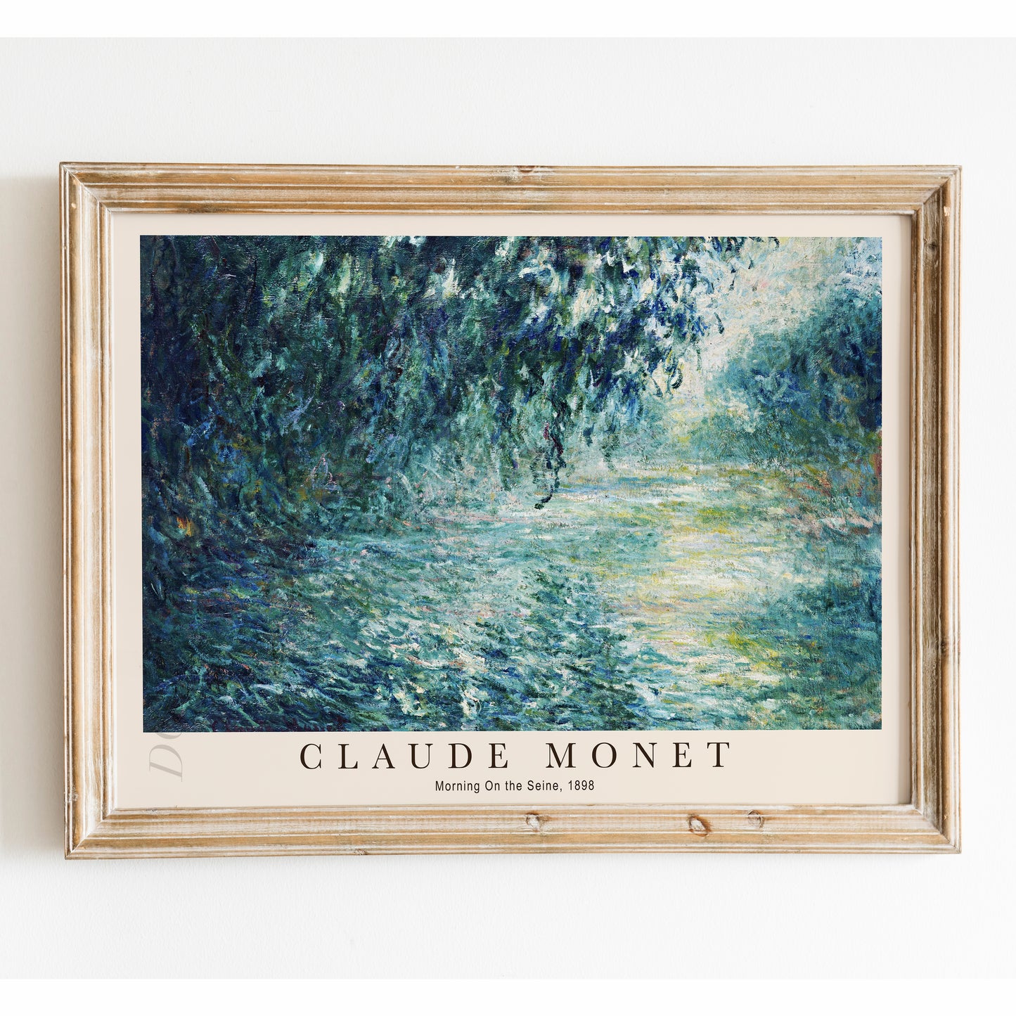 Claude Monet - Morning On the Seine, 1898